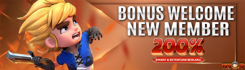 BONUS WELCOME NEW MEMBER 200%