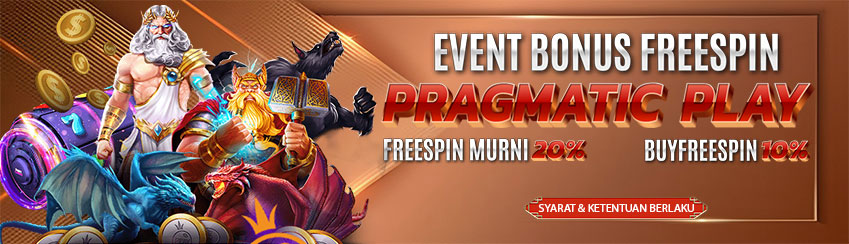 FREESPIN 20% & BUYSPIN 10% PRAGMATICPLAY
